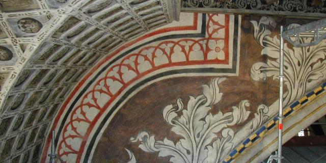Venice - S. Stefano Church - frescoes triumph arch