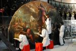 Venezia - Chiesa di San Vidal - restauro di un dipinto dell'Aliense