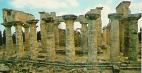 Libya - Cirene - Temple of Zeus - Restoration of engravings